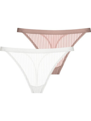 Dorina Lamina Γυναικείο Sexy String Λευκό Nude FXST0047LA077-2X0465
