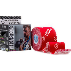 Rea Tape Ultra Strong Ταινία Κινησιολογίας 5cm x 5m Κόκκινη 1τμχ