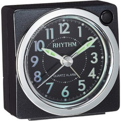 Rhythm Ρολόι Ξυπνητήρι CRE820NR02 Μαύρο