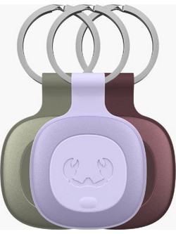 Fresh 'n Rebel Smart Finder Tag Anti-Lost Tracker Apple Find My Bordeaux Χακί Lilac 3 Pack