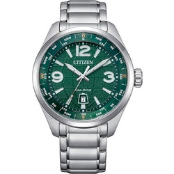 Citizen Ανδρικό Ρολόι με Ασημί Μεταλλικό Μπρασελέ AW1830-88X