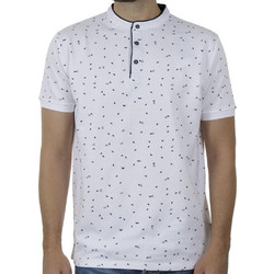 Double Ανδρική Μπλούζα Polo Κοντομάνικη Λευκή 238S-SS20