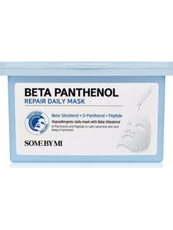 Some By Mi Beta Panthenol Repair Sheet Μάσκα Προσώπου για Ενυδάτωση & Καταπράυνση με Υαλουρονικό 30τμχ