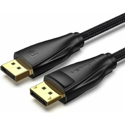 Vention Καλώδιο DisplayPort 1.4 to DisplayPort Male Braided 1m Black HCCBF