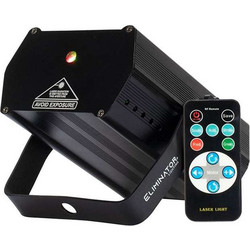Adj Eliminator Micro Galaxian Three Φωτορυθμικό Laser LED Πράσινο / Κόκκινο