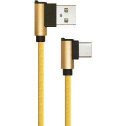 V-TAC Diamond Series VT-5362 Braided USB-A to USB-C 1m Golden 8640