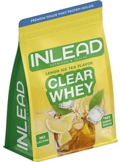 Inlead Clear Whey Isolate Lemon Ice Tea Πρωτεΐνη Ορού Γάλακτος Γράμμωσης Χωρίς Λακτόζη 500gr