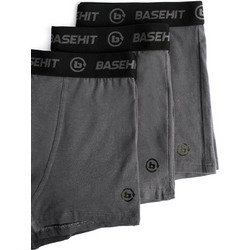 Basehit Ανδρικά Μποξεράκια Σετ 3Pack Ανθρακί 242.BM06.07