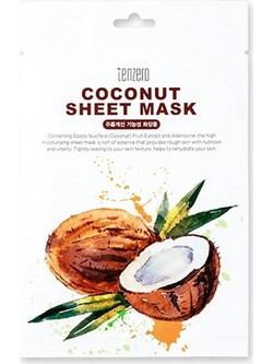 Tenzero Coconut Sheet Μάσκα Προσώπου για Ενυδάτωση 25ml