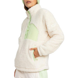 Roxy Alabama Γυναικείο Φούτερ Fleece με Τσέπες Εκρού ERJFT04830-TDQ0