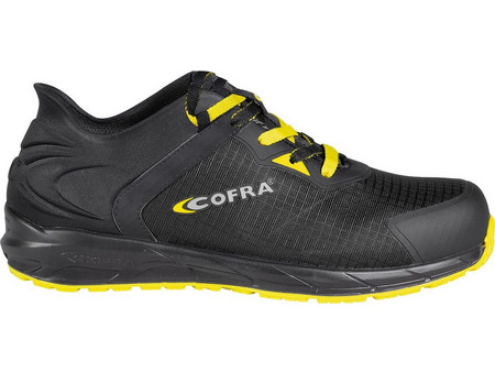 Cofra Sprint Αθλητικά Παπούτσια Ασφαλείας S1P Μαύρα Κίτρινα S1PSSC