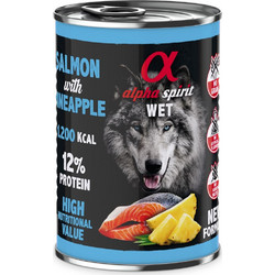 Alpha Spirit Wet Adult Grain Free with Salmon & Pineapple 400gr