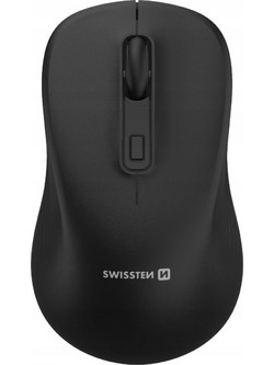 Swissten Office Ασύρματο Ποντίκι Black