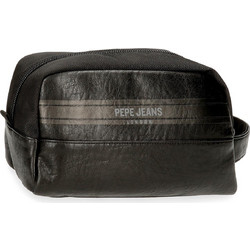 Pepe Jeans Horley 7814531-999 Ανδρικό Νεσεσέρ με Θήκες 25x12x15cm Μαύρο