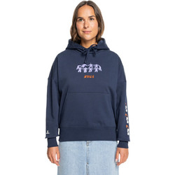 RVCA Gabrielle Γυναικείο Φούτερ με Κουκούλα & Τσέπες Navy Μπλε EVJSF00105-NVY