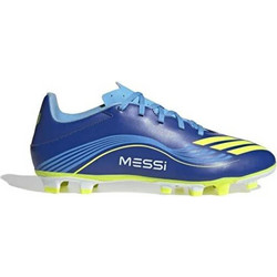 Adidas F50 Messi FG JP7444 Ποδοσφαιρικά Παπούτσια με Τάπες Μπλε Κίτρινα