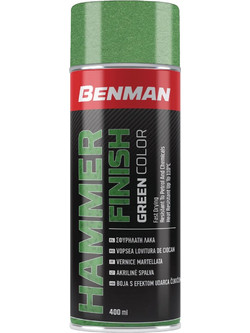 Benman Hammer Finish Σπρέι Βαφής Πράσινο Σφυρήλατο 400ml