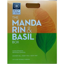 Bodyfarm Mandarin & Basil Shower Gel 250ml + Body Milk 250ml + Body Mist 100ml