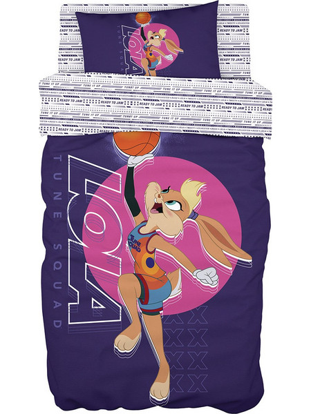 Pennie Space Jam Lola Σετ Παιδική Παπλωματοθήκη Μονή 165x250 Navy Μπλε Φούξια