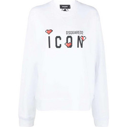Dsquared2 Γυναικείο Φούτερ Άσπρο S80GU0092S25516-100
