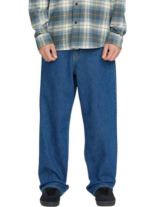 Volcom Billow Ανδρικό Τζιν Παντελόνι Loose Εφαρμογή Navy Μπλε A1932508-BDL