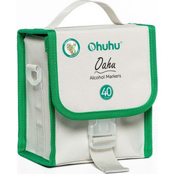 Ohuhu Honolulu Fine & Chisel Μαρκαδόροι Ζωγραφικής Σετ 40 Χρώματα