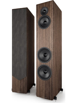 Acoustic Energy 320-2 Ζεύγος Ηχείων Hi-Fi Δαπέδου 200W 3 Δρόμων Walnut