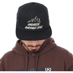 Grimey Snow Fox Ανδρικό Καπέλο Jockey Snapback Υφασμάτινο Μαύρο GRC334
