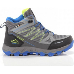 PEAK Παιδικά Μποτάκια Χιονιού Γκρι Royal Blue SSK227000-02