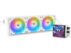 Thermaltake MAGFloe 420 Ultra White Υδρόψυξη CPU 140mm ARGB για Socket 115x / 1200 / 1700 / 1851 / 2011 / 2011-3 / 2066 / AM2 / AM2+ / AM3 / AM3+ / AM4 / AM5 / FM1 / FM2