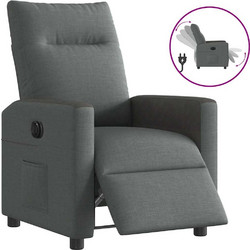 vidaXL Πολυθρόνα Relax Ανακλινόμενη Γκρι 3324039