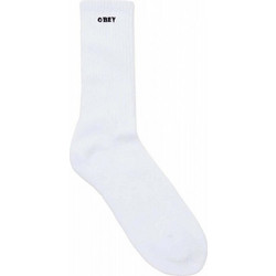 Obey Ανδρικές Κάλτσες Ψηλές Λευκές 100260144-WHT