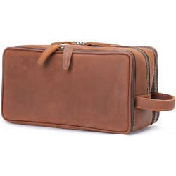 Cardinal 3007 Coffee Ανδρικό Νεσεσέρ Ταξιδίου με Θήκες 29x11.5x15cm Ταμπά