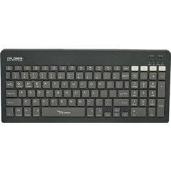 Alcatroz Xplorer Go Black Ασύρματο Πληκτρολόγιο