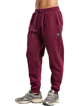 BodyTalk Ανδρικό Παντελόνι Φόρμας Fleece με Λάστιχο Μπορντό 1252-959800-00377