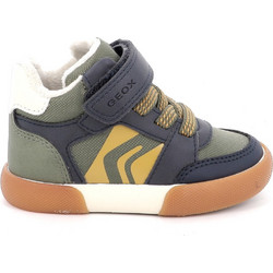 Geox Gisli Παιδικά Sneakers Μποτάκια Πράσινο Mint Navy Μπλε B561NA0MEFUC0938