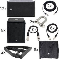 RCF 12xHDL10-A/8x8004-AS Bundle