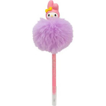 Blue Sky Pom-Pom Hello Kitty - My Melody Στυλό Gel 0.5mm Μαύρο