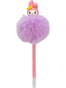 Blue Sky Pom-Pom Hello Kitty - My Melody Στυλό Gel 0.5mm Μαύρο