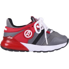 Cerda Avengers Παιδικά Sneakers με Φωτάκια Κόκκινα Γκρι 2300004691