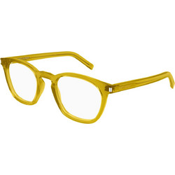 Saint Laurent SL28 013 Ανδρικός Σκελετός Γυαλιών Οράσεως Κοκάλινος Κίτρινος