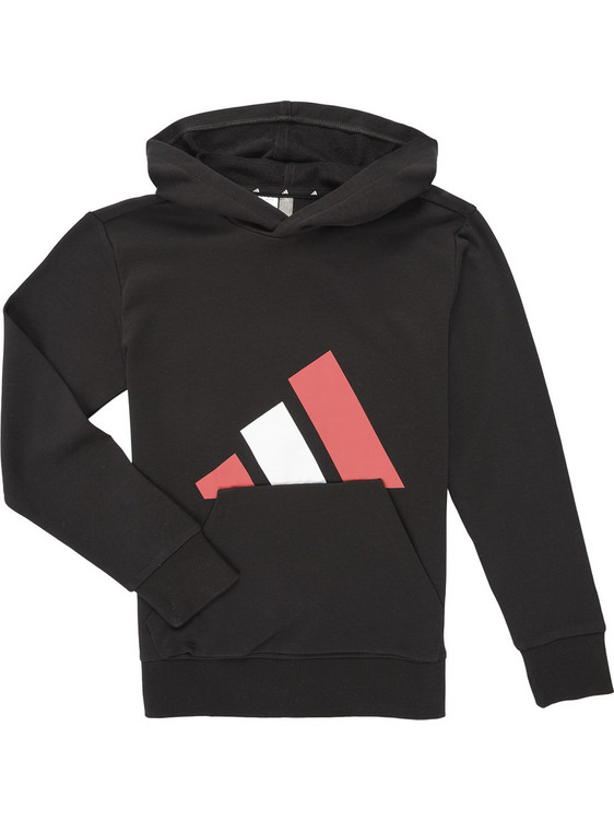 Adidas Παιδικό Φούτερ με Κουκούλα Μαύρο JY0301