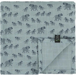 Trixie Elephant Πάνα Αγκαλιάς από Μουσελίνα Γαλάζια 110x110cm T83076