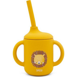 Sassi Κύπελλο Σιλικόνης με Καλαμάκι Chompy The Lion