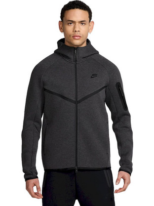 Nike Ανδρική Ζακέτα Φούτερ με Φερμουάρ Ανθρακί HV0949-032