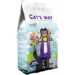 Cat’s Way Lavender Άμμος Γάτας Μπετονίτης με Άρωμα Λεβάντα 10lt