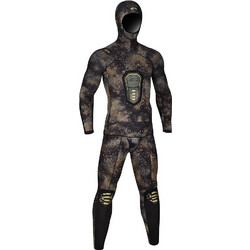 C4 Camo Skin Med Ολόσωμη Στολή Κατάδυσης Ξυρισμένη με Επιστήθιο για Ψαροντούφεκο 7mm