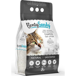 BentySandy Natural Άμμος Γάτας Μπετονίτης χωρίς Άρωμα 5lt