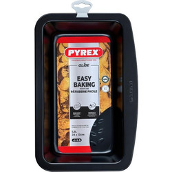 Pyrex Glide Easy Bake Φόρμα Ζαχαροπλαστικής από Ανοξείδωτο Ατσάλι για Κέικ 26x13cm 3426470301039