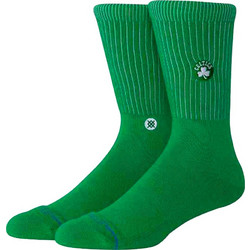 Stance Celtics Badged Ανδρικές Κάλτσες Ψηλές με Σχέδια Πράσινες A556D25CBC-GRN